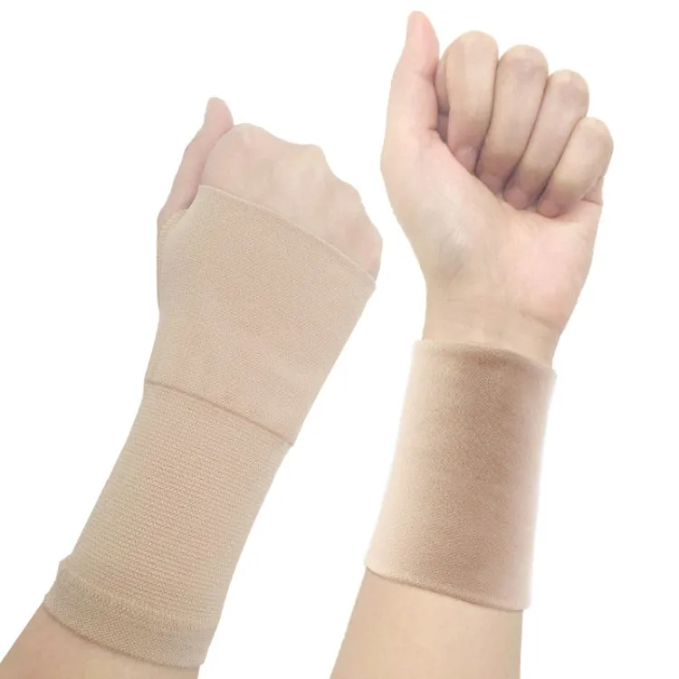 1 Pair Joint Keep Warm Cold Nylon Protection Cover, Specification: XXL(Bracers Skin Color)