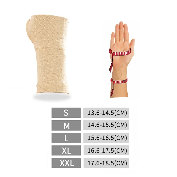 1 Pair Joint Keep Warm Cold Nylon Protection Cover, Specification: XXL(Bracers Skin Color)