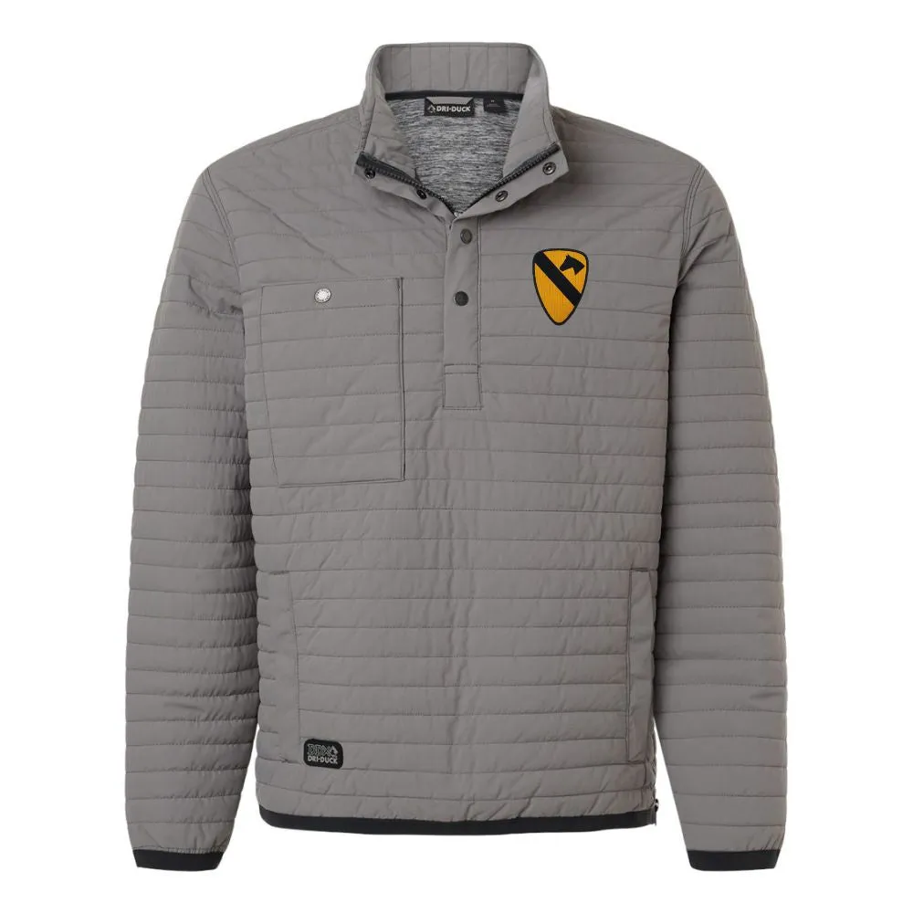 1st Cavalry Dri-Duck Keystone Quilted Pullover