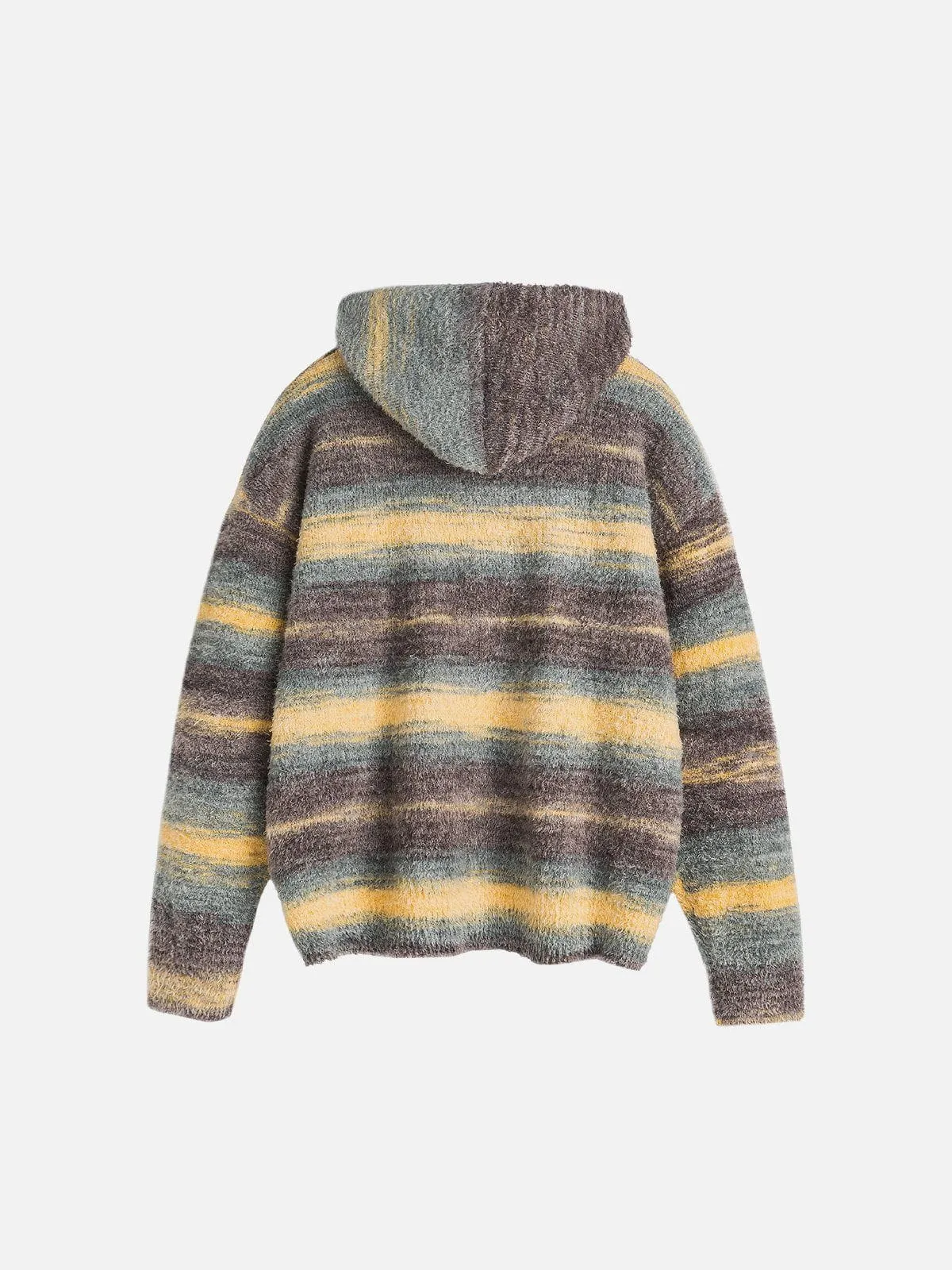 Aelfric Eden Gradient Stripe Knit Hoodie