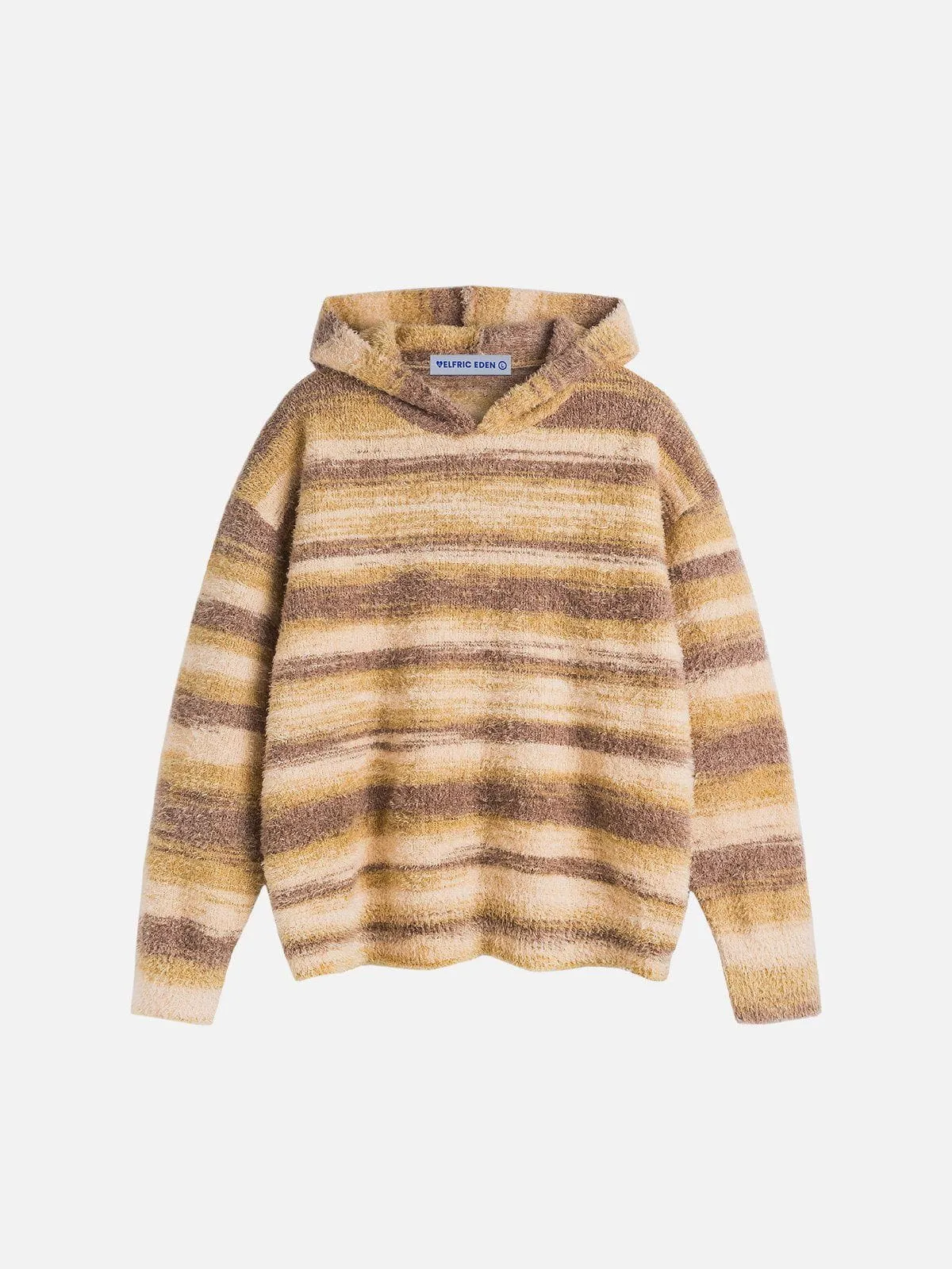 Aelfric Eden Gradient Stripe Knit Hoodie