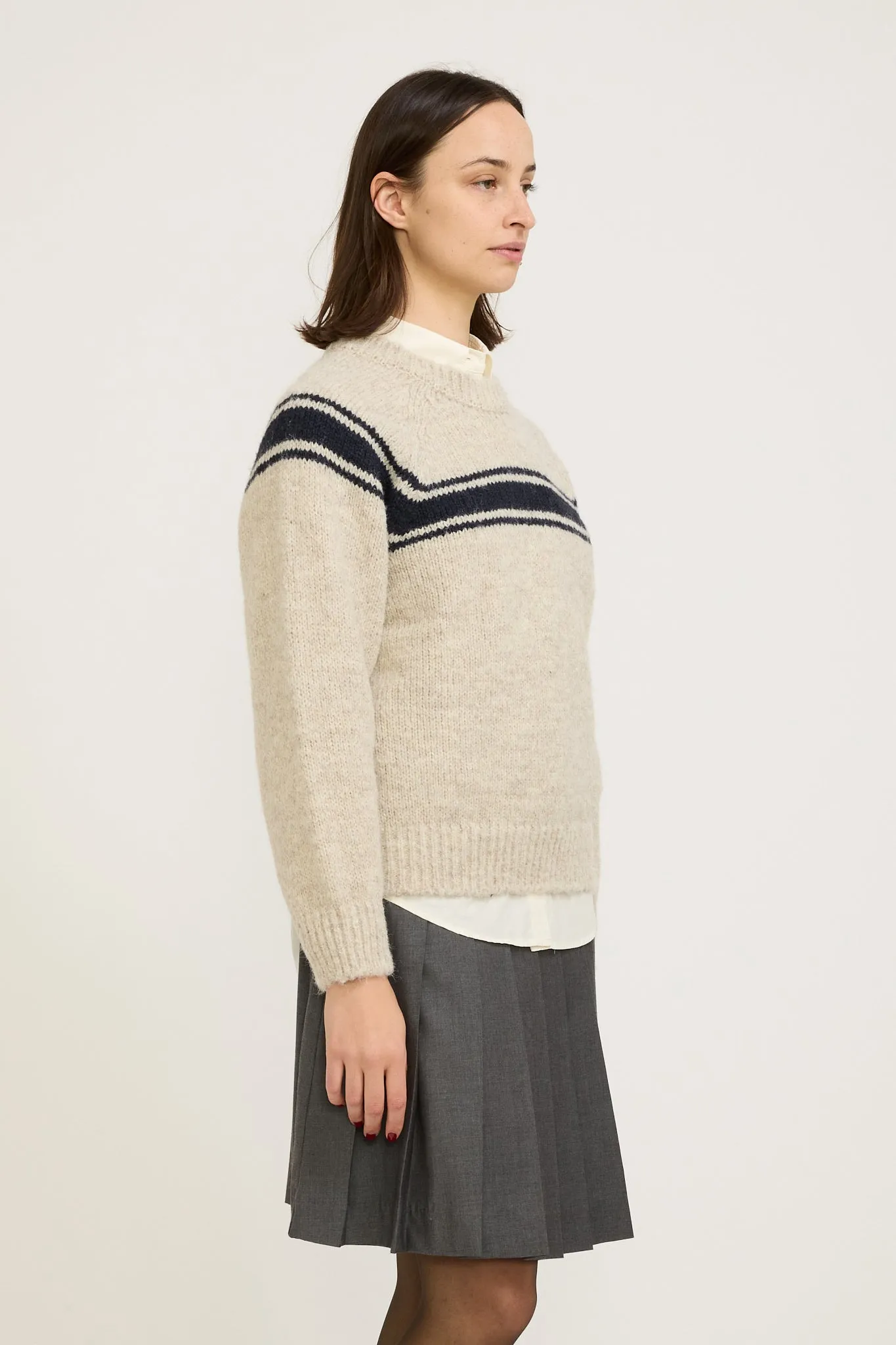 Anan Round Pullover Gray