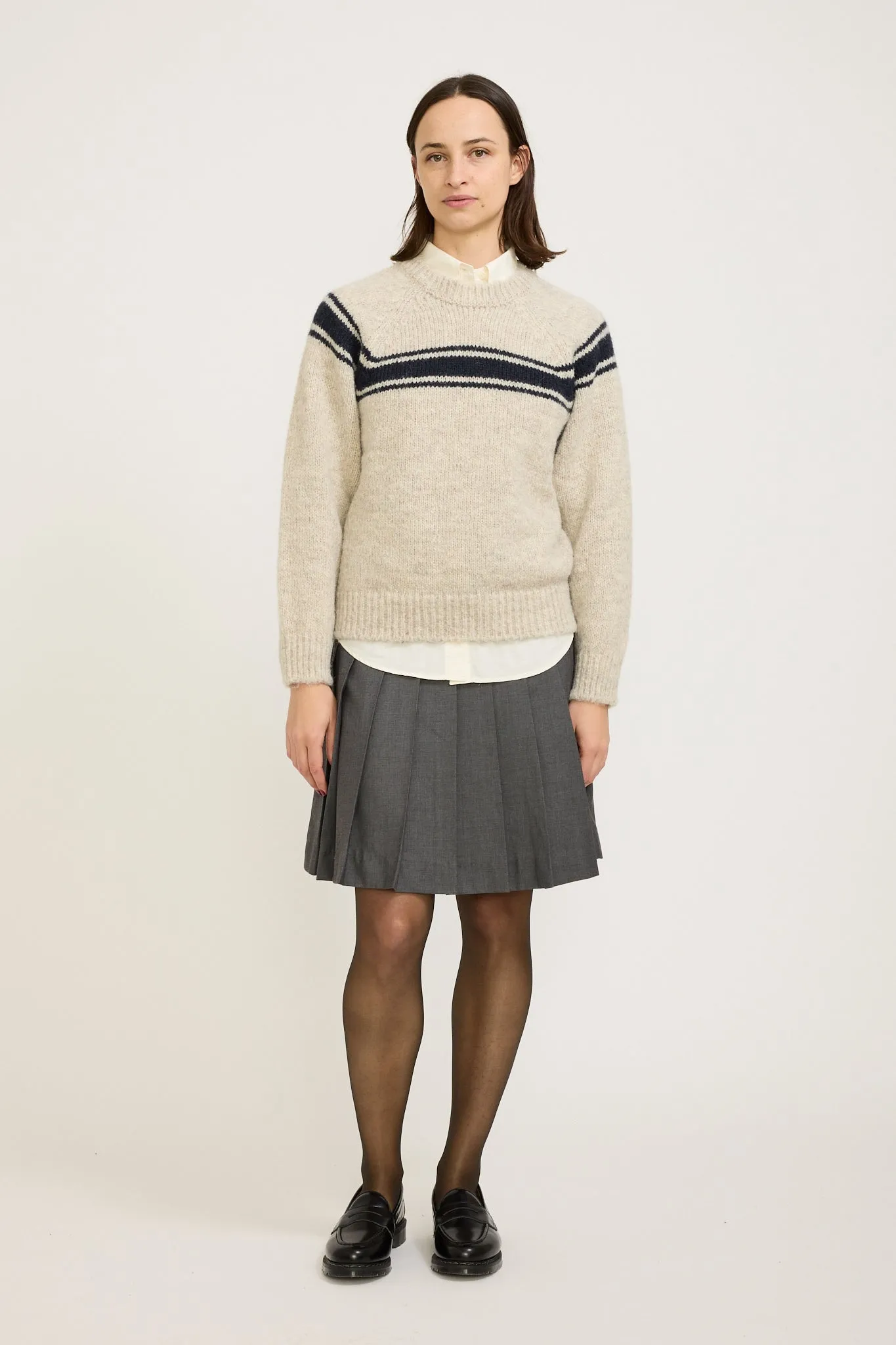 Anan Round Pullover Gray