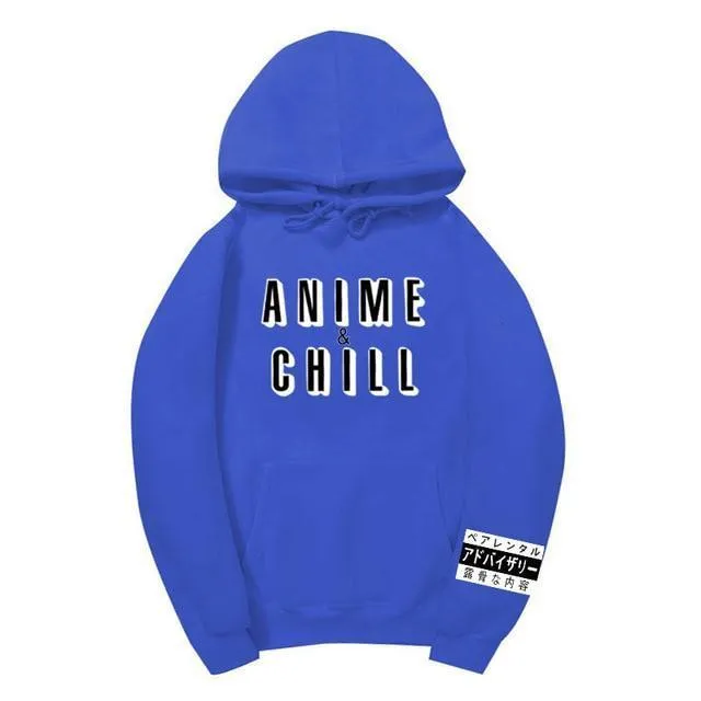 Anime & Chill Hoodie Sweatshirt