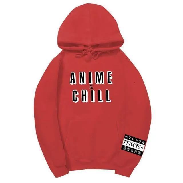 Anime & Chill Hoodie Sweatshirt