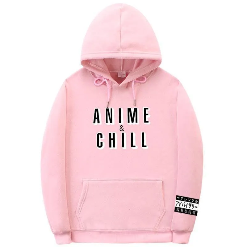 Anime & Chill Hoodie Sweatshirt