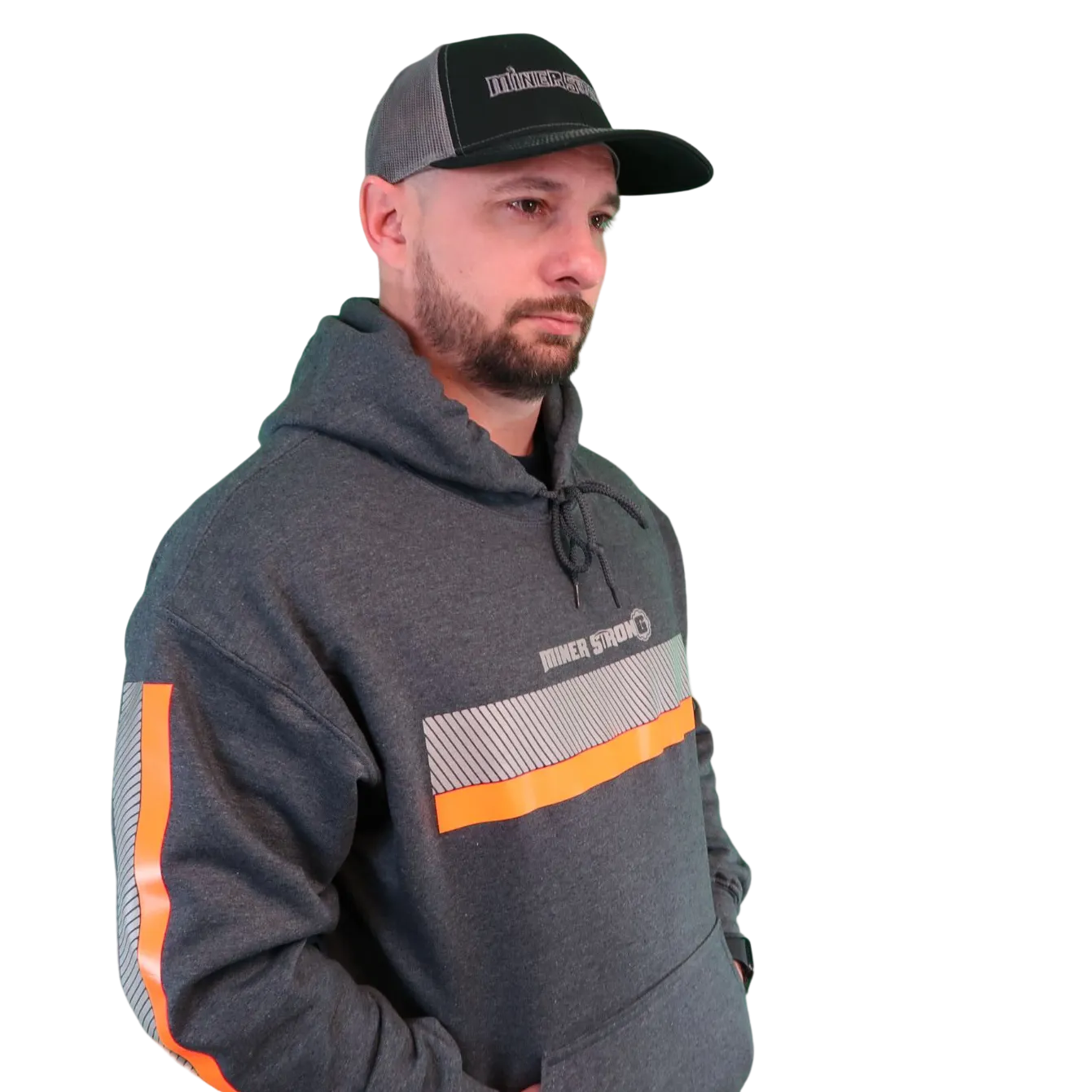 ANSI Class 2 Reflective Hoodie w/ Hi Vis Strips