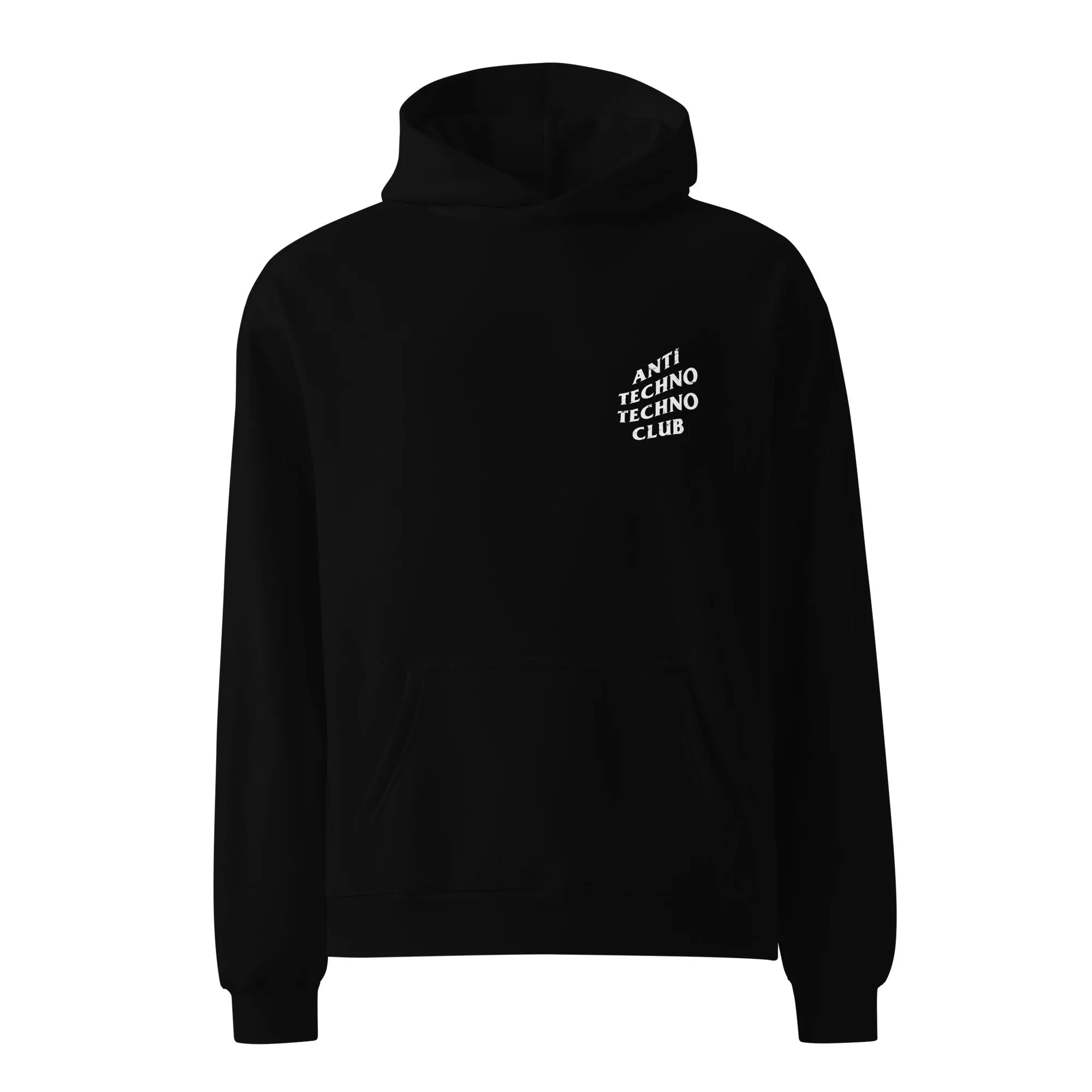 Anti Techno Techno Club Relaxed hoodie