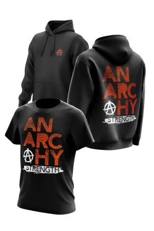 AS 'AGAINST THE FENCE' HOODIE   TEE COMBO - BLACK