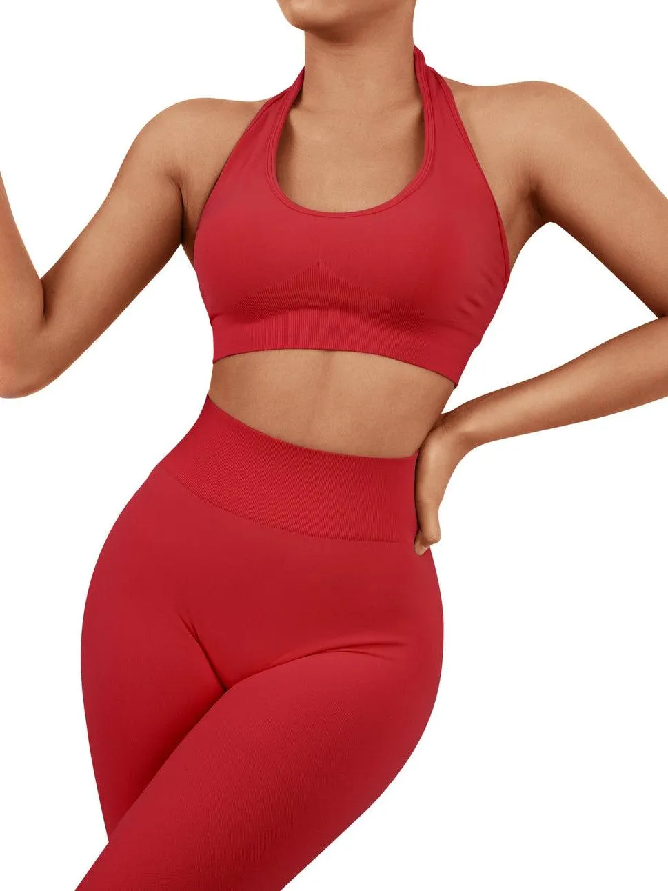 Backless Seamless Sports Bra