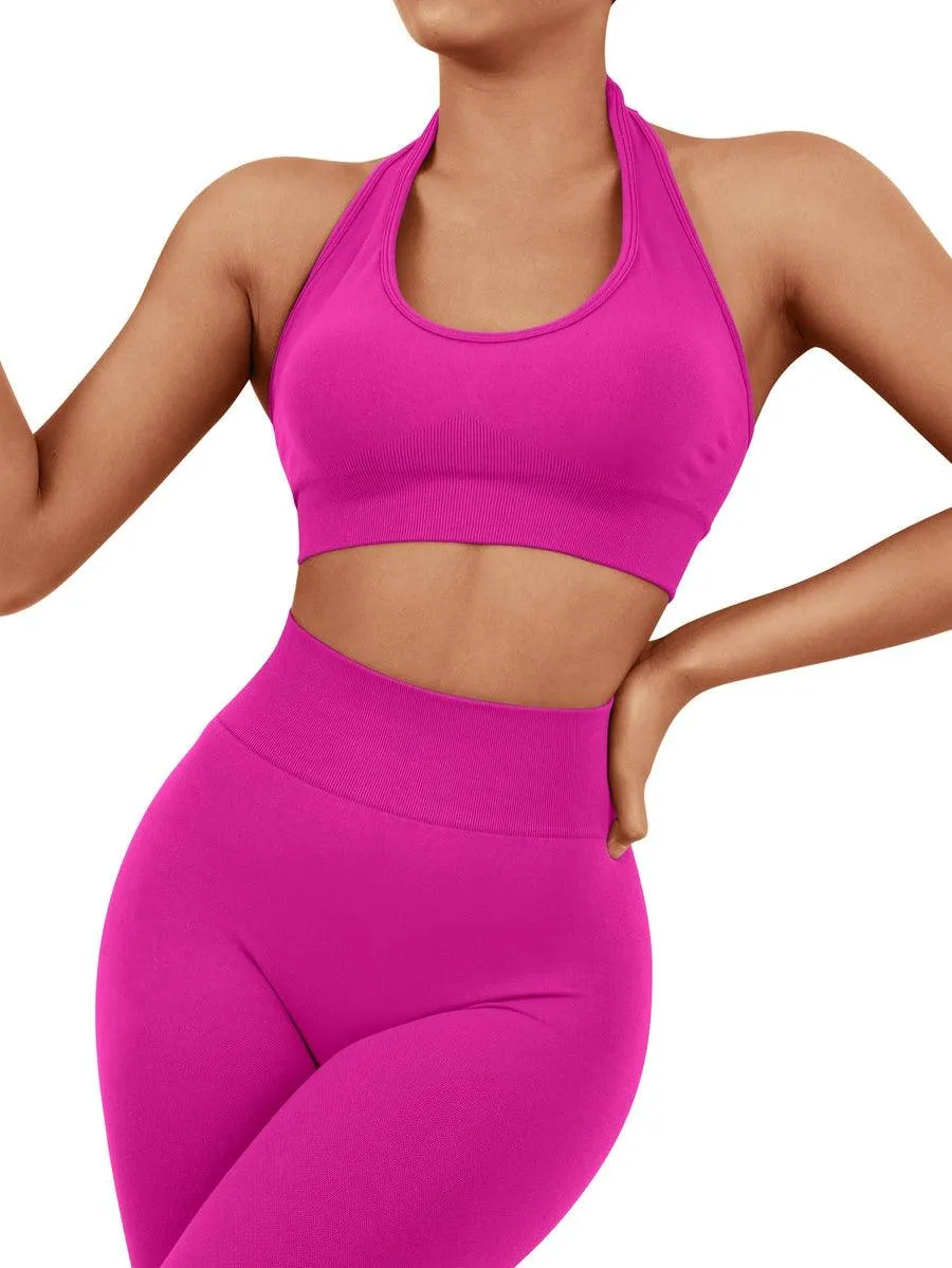 Backless Seamless Sports Bra