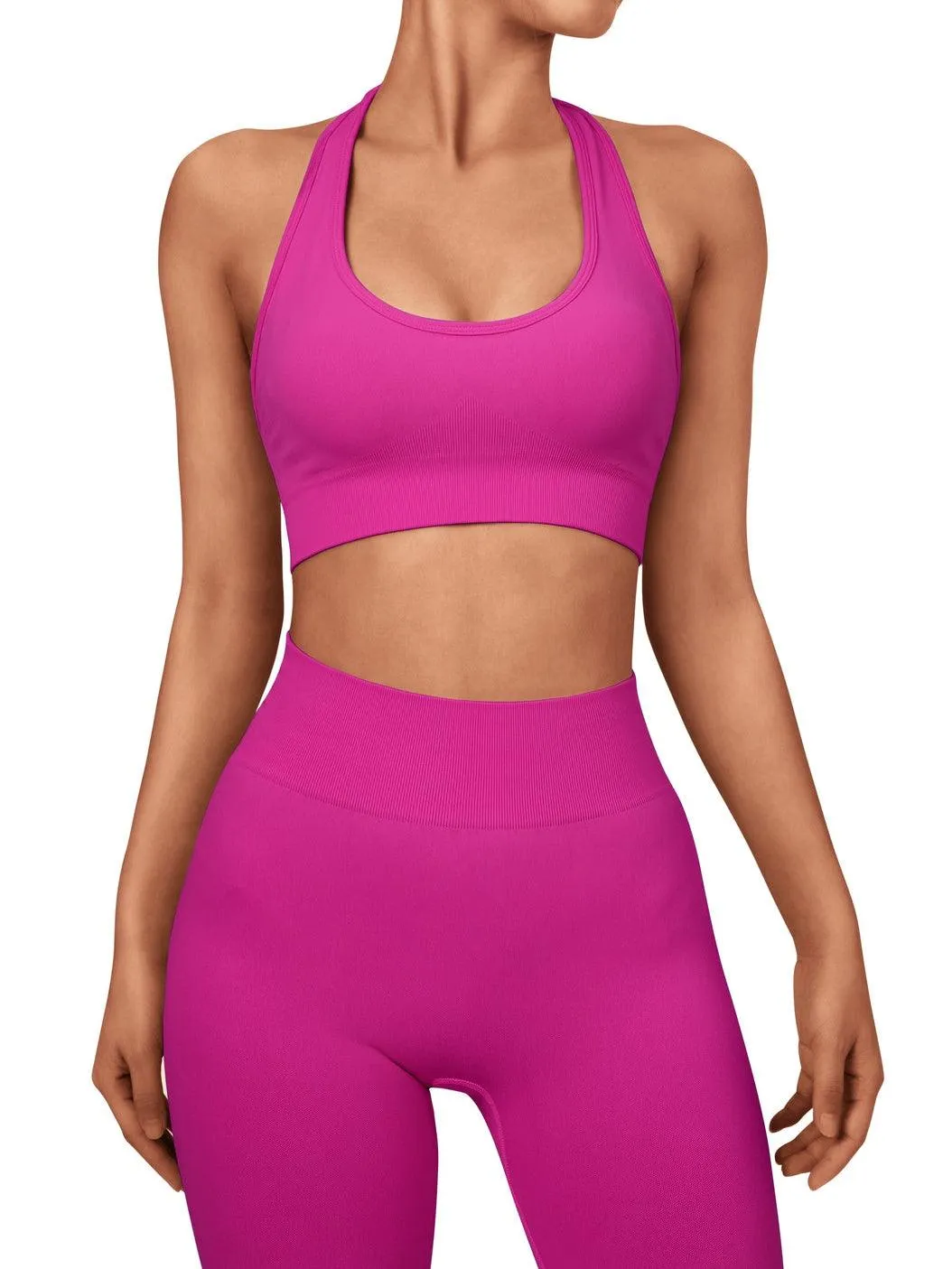 Backless Seamless Sports Bra