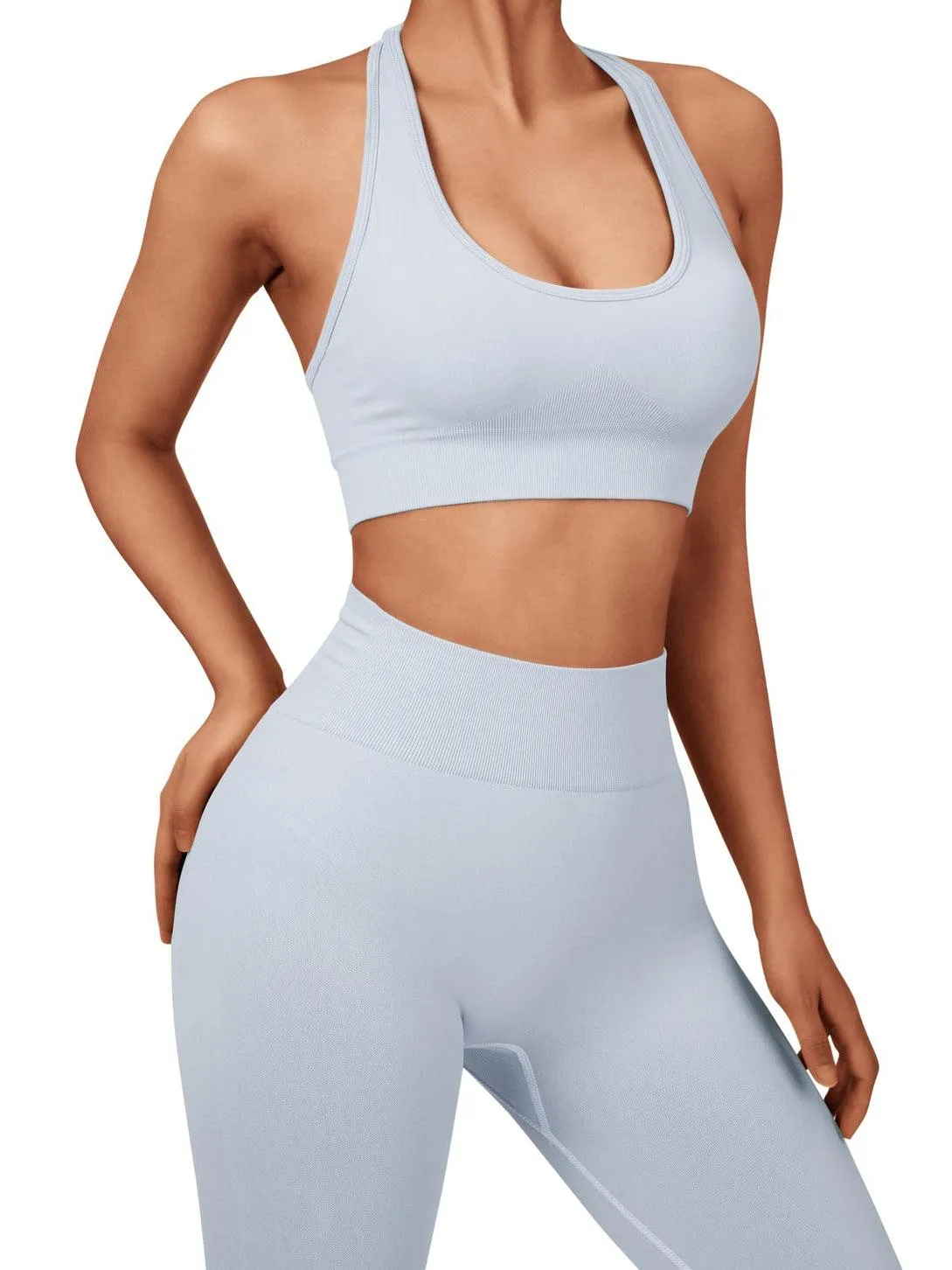 Backless Seamless Sports Bra