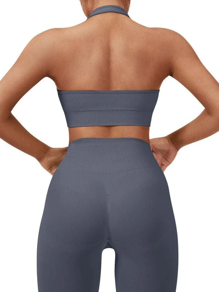 Backless Seamless Sports Bra