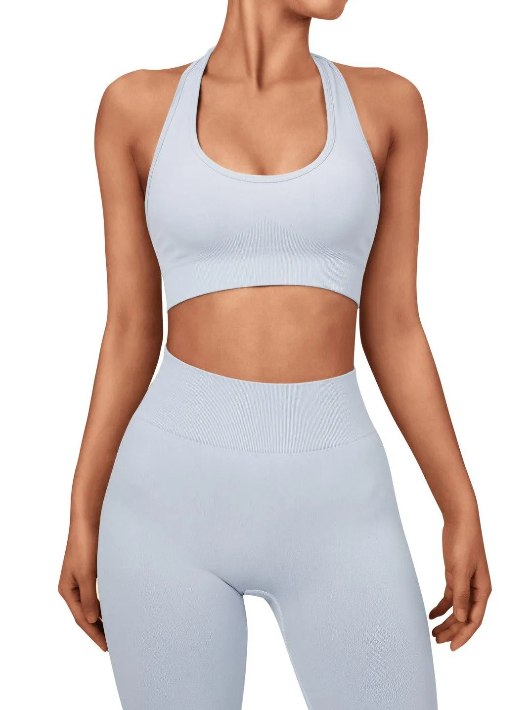 Backless Seamless Sports Bra