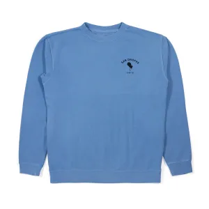 BEACH SHACK CREW FLEECE LIGHT BLUE