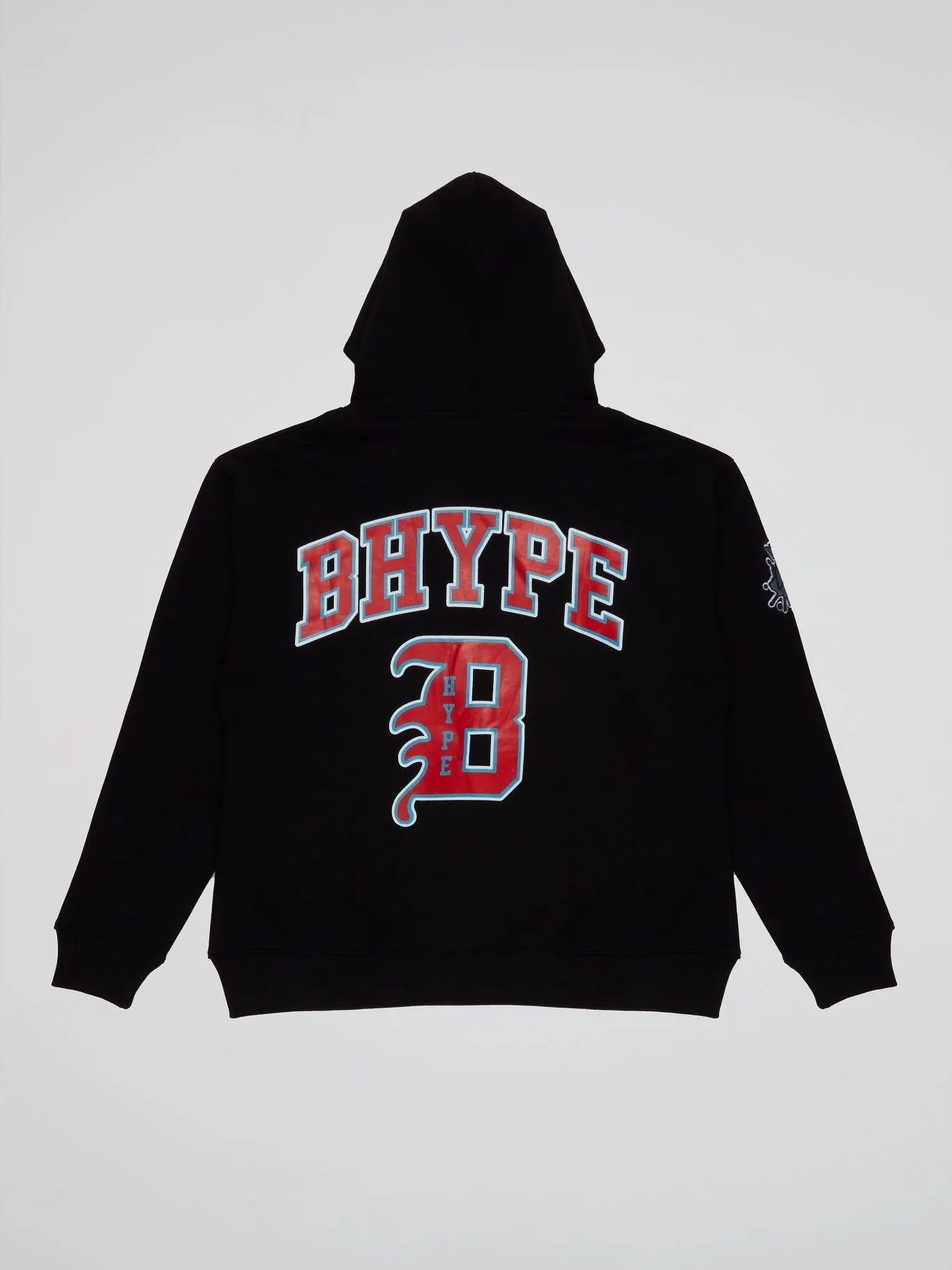 Bhype Society - Bhype Black Hoodie Varsity Collection