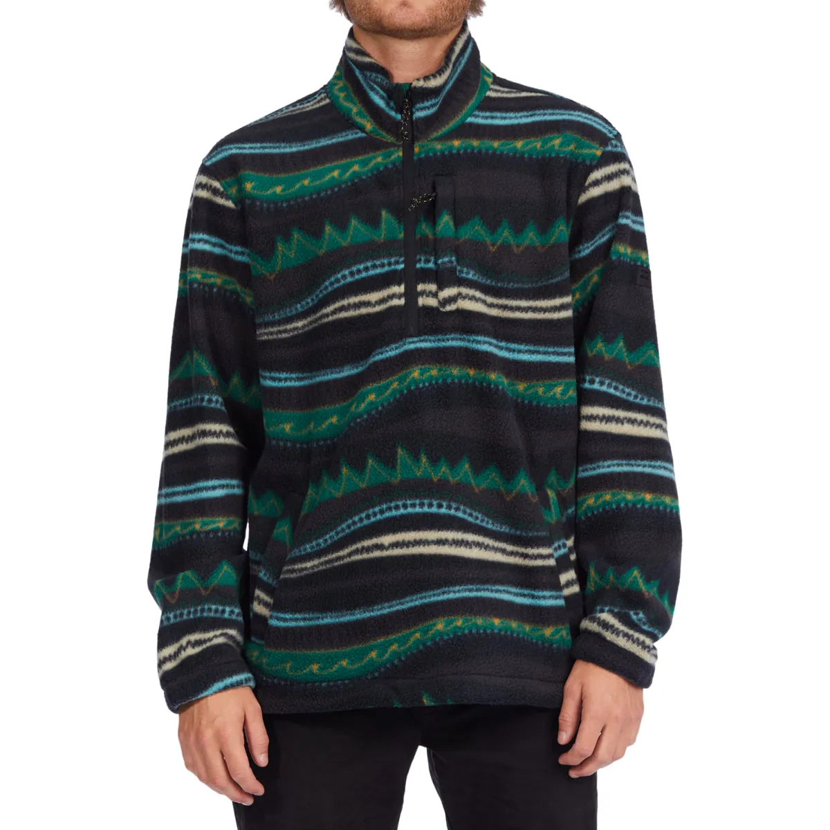 Billabong A/Div Boundary Mock Neck Pullover Half-Zip Jacket