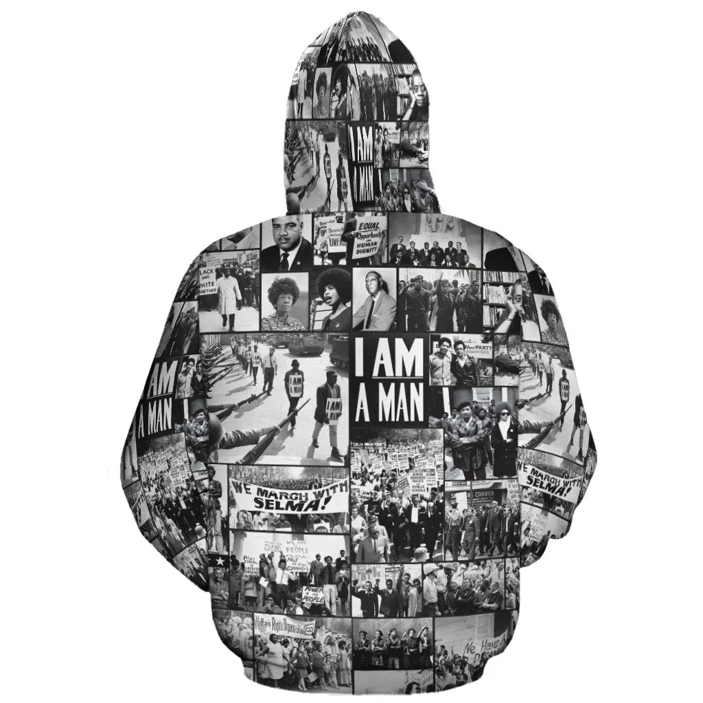 Black Power Images 2 All-over Hoodie