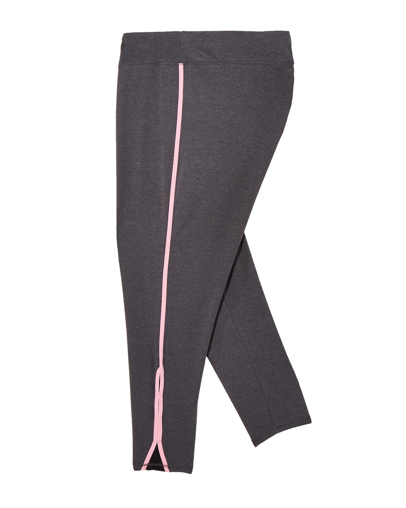 Chambers Tights with Side Details | Charcoal Grey / Pink