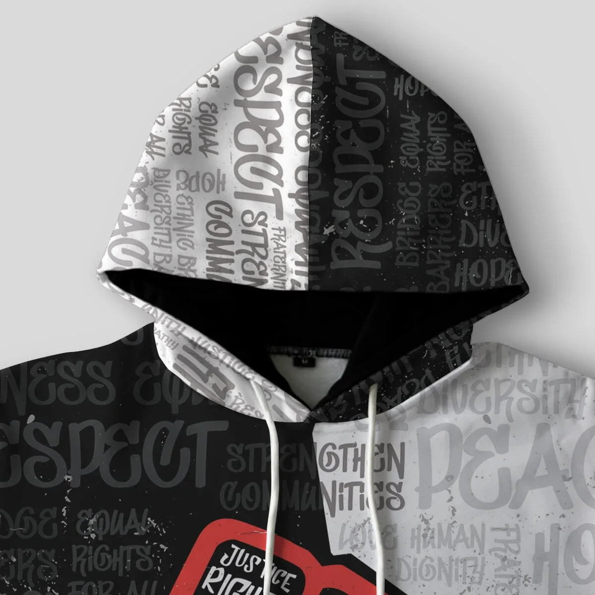 Civil Rights Movement Justice Fist All-over Hoodie