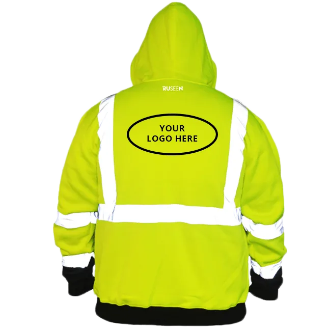 Class 3 ANSI 2-Tone Reflective Hoodie with Logo