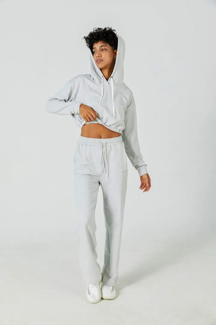 CloudFleece™ Cropped Hoodie & Wide Leg Sweatpant Set