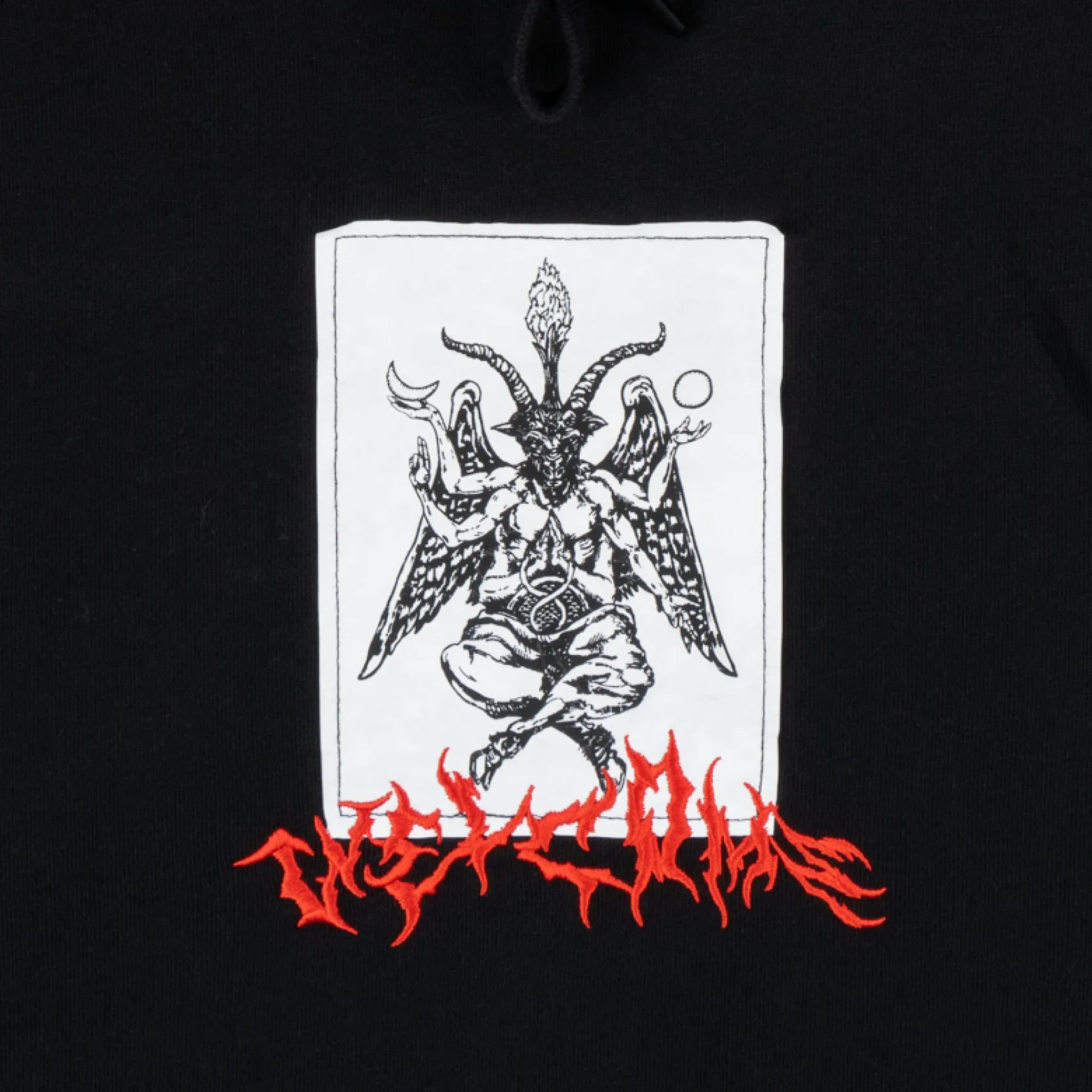 Coagula Tyvek Patch Pullover Hoodie - Black