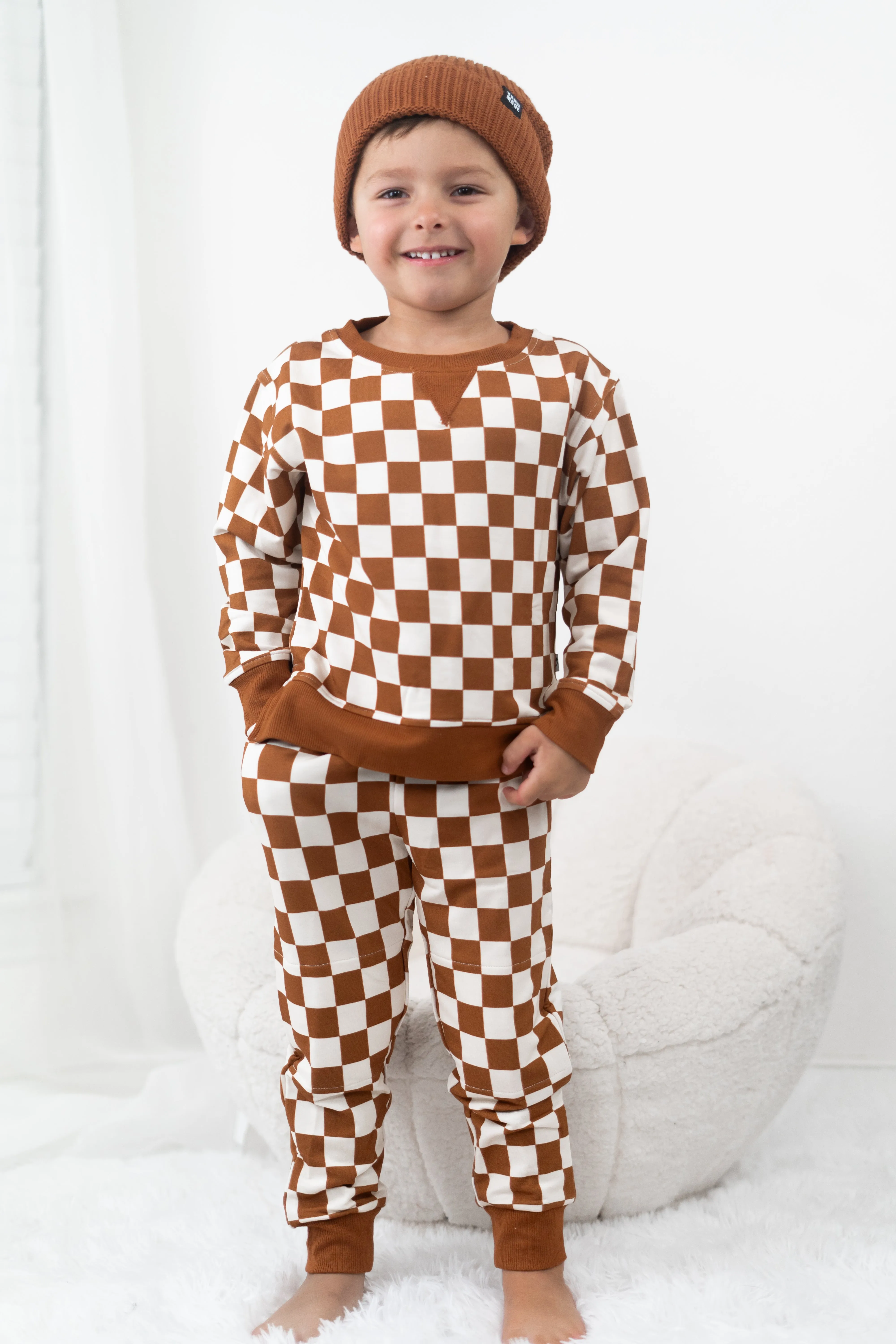 Copper Checkers Dream Pullover