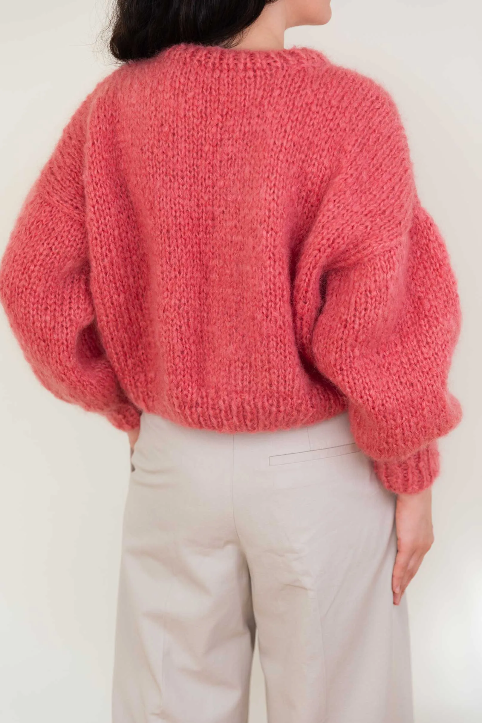 Cream Mohair and Organic Wool Sweater