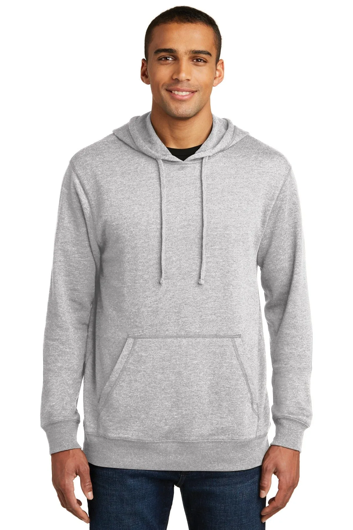 District DM391: Lightweight Fleece Hoodie.