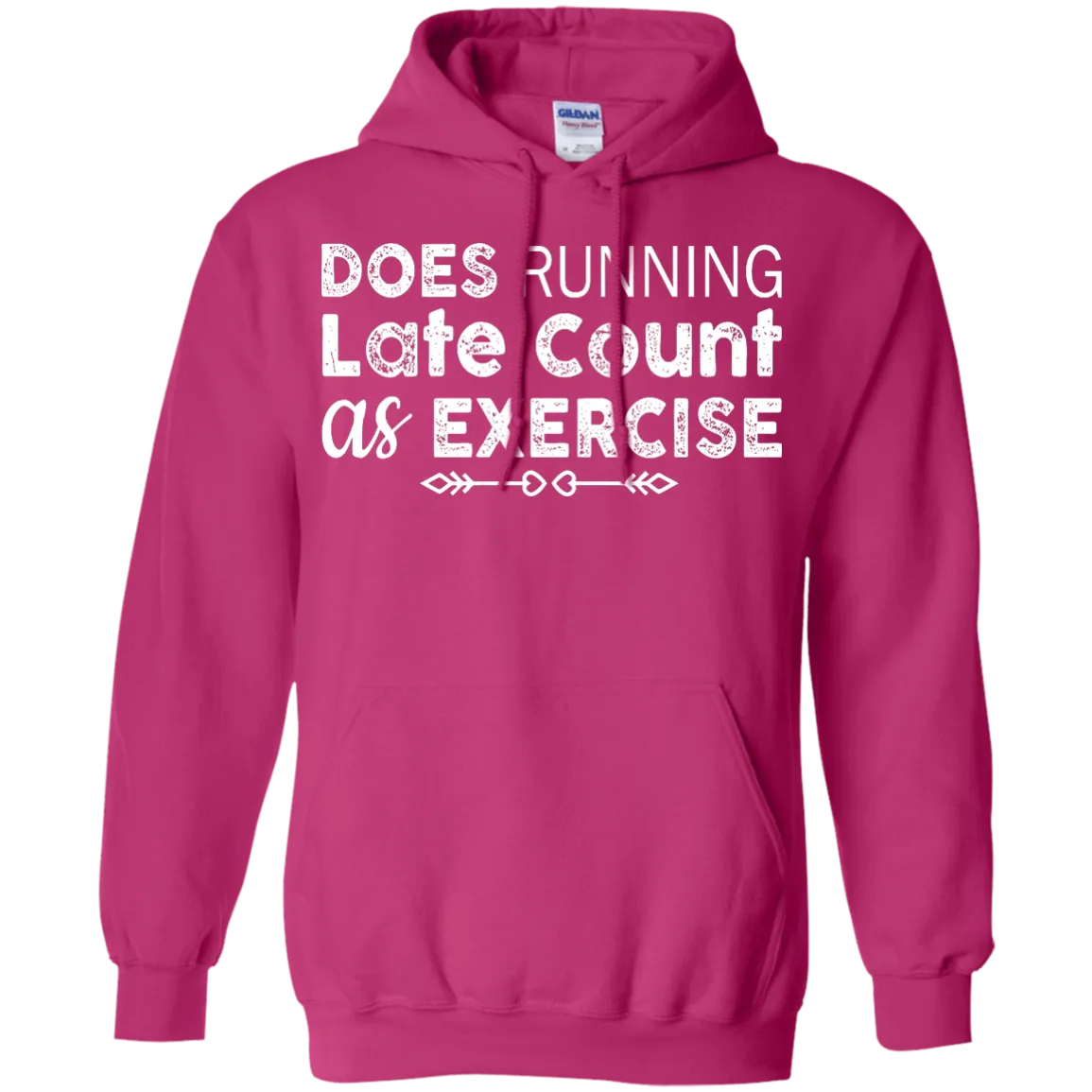 Does Running late count as exercise shirt, sweater, tank