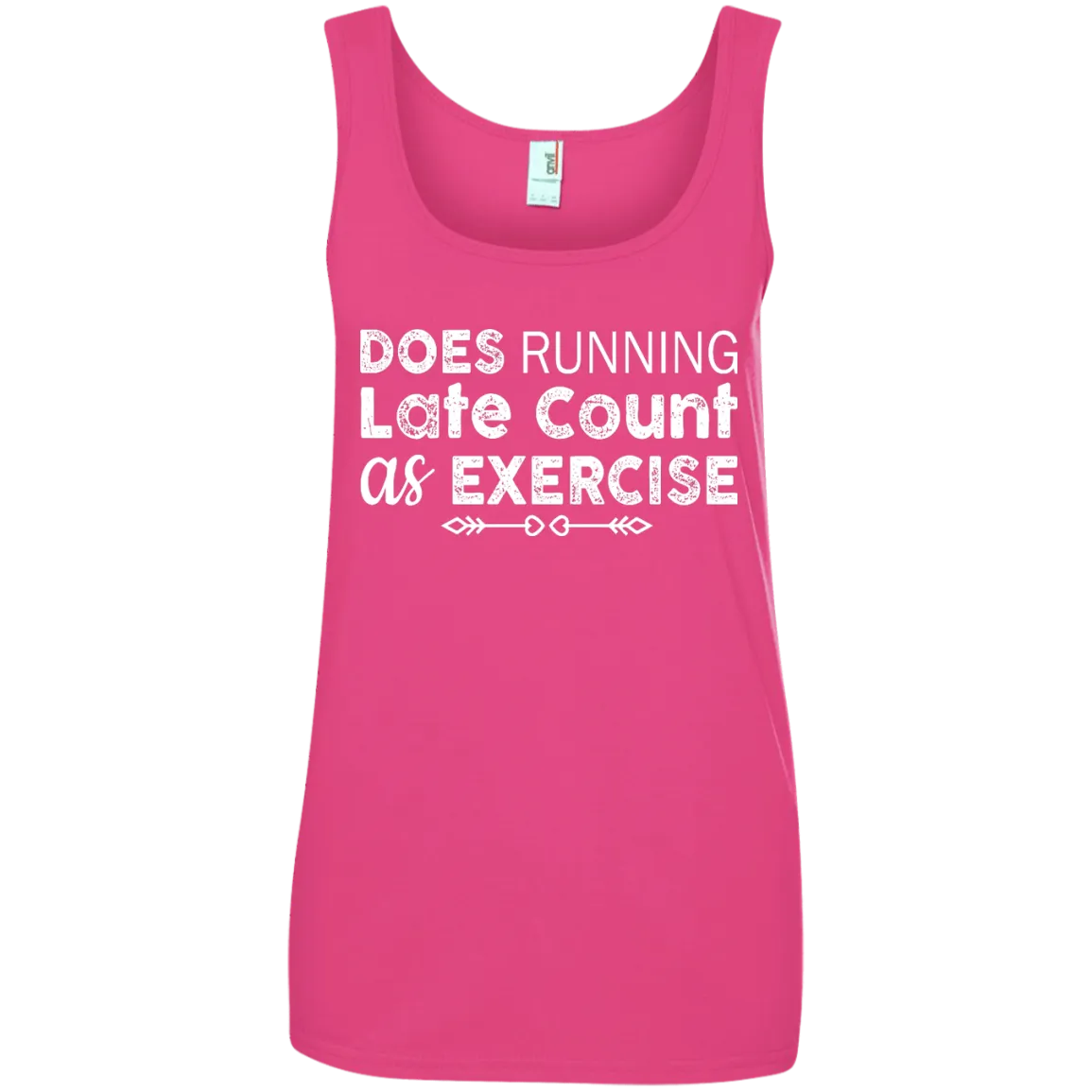 Does Running late count as exercise shirt, sweater, tank