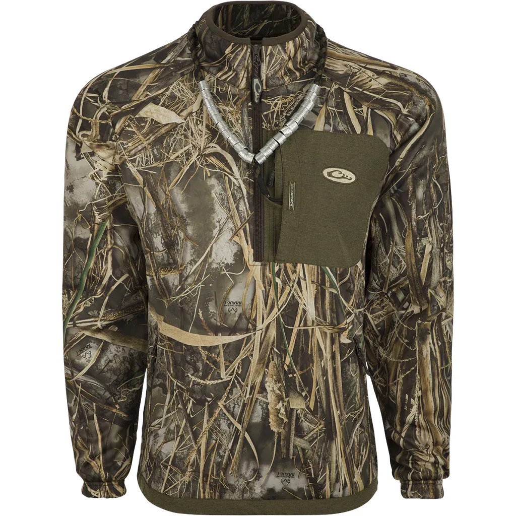 Drake Endurance Camo 1/4 Zip Pullover