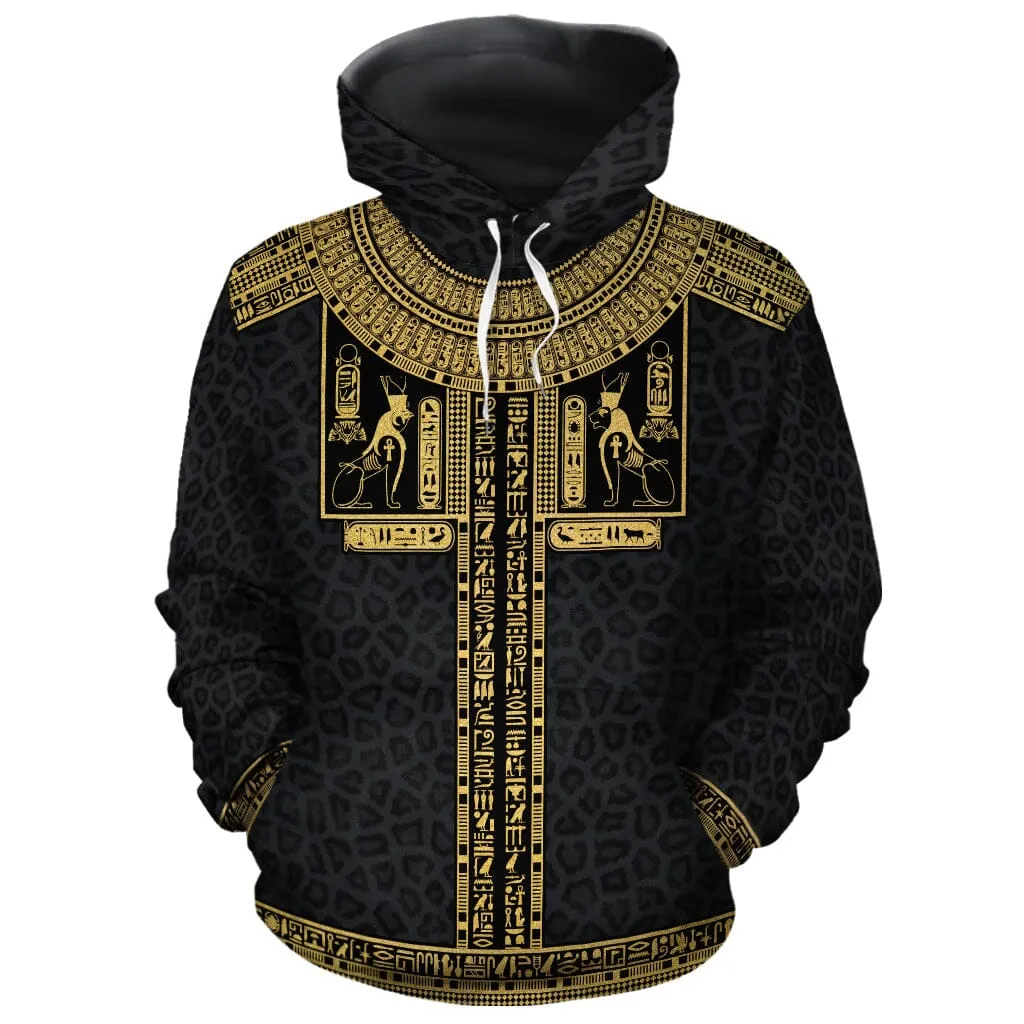 Egyptian Hieroglyphs Pattern All-over Hoodie