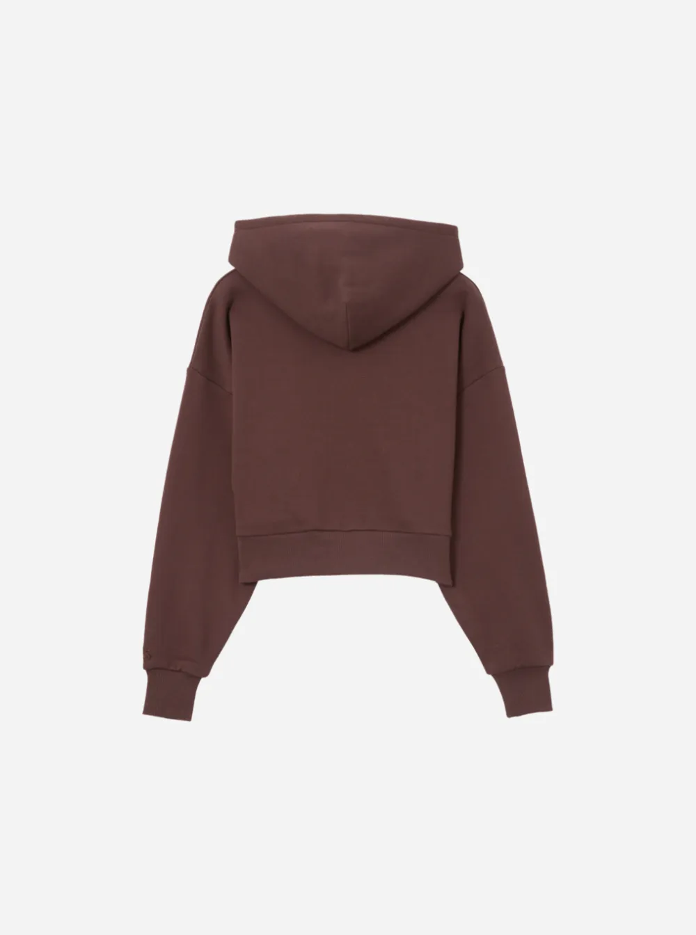 Everyday Eel Women's Chocolate Cropped Hoodie