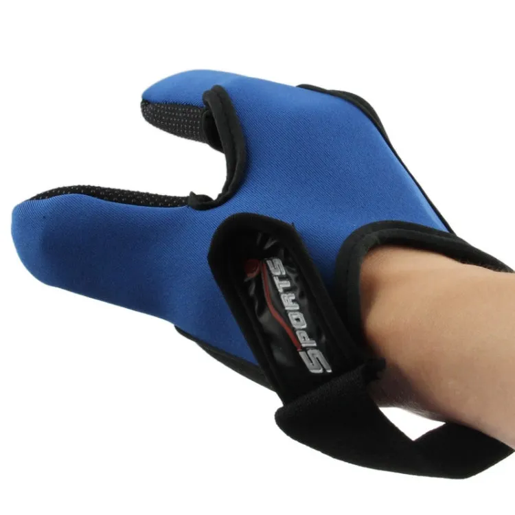 Fishing Special Two Fingers Gloves(Blue)