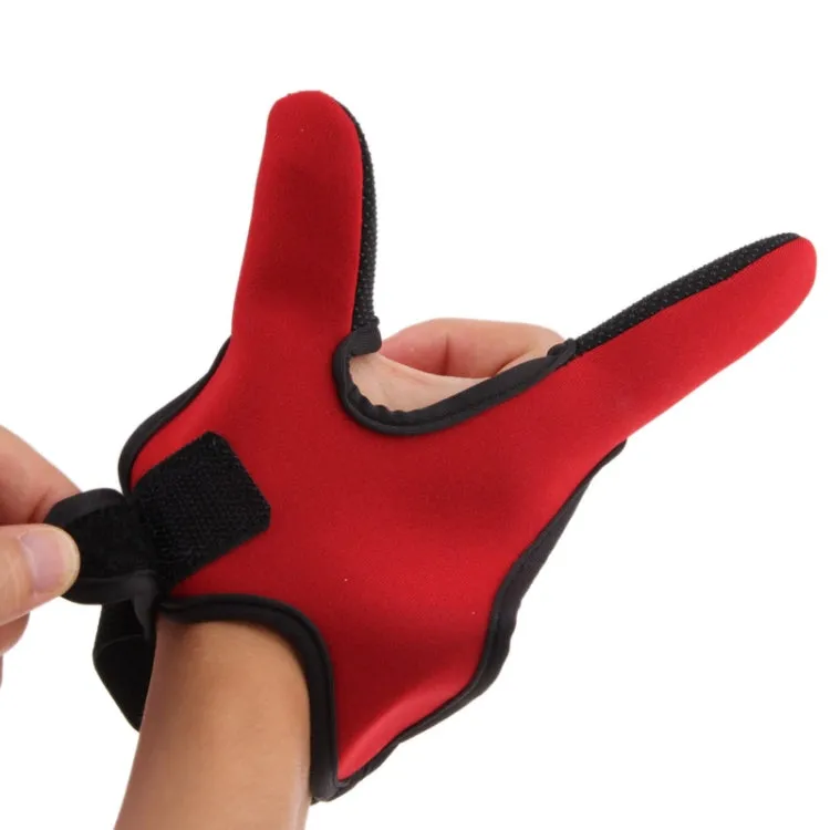 Fishing Special Two Fingers Gloves(Red)