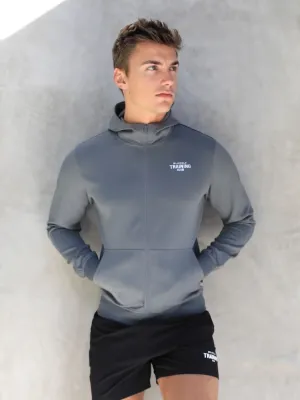 Full Zip Training Hoodie - Charcoal