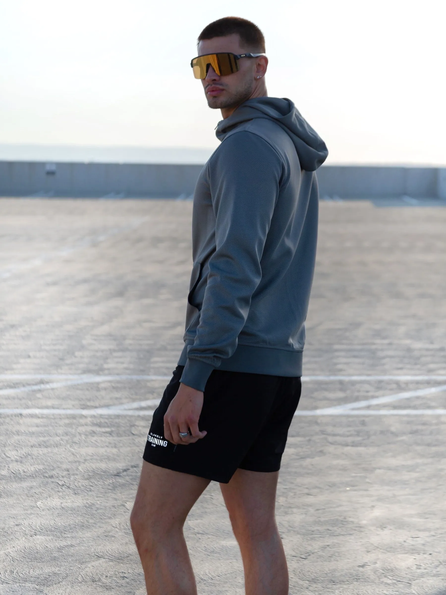 Full Zip Training Hoodie - Charcoal