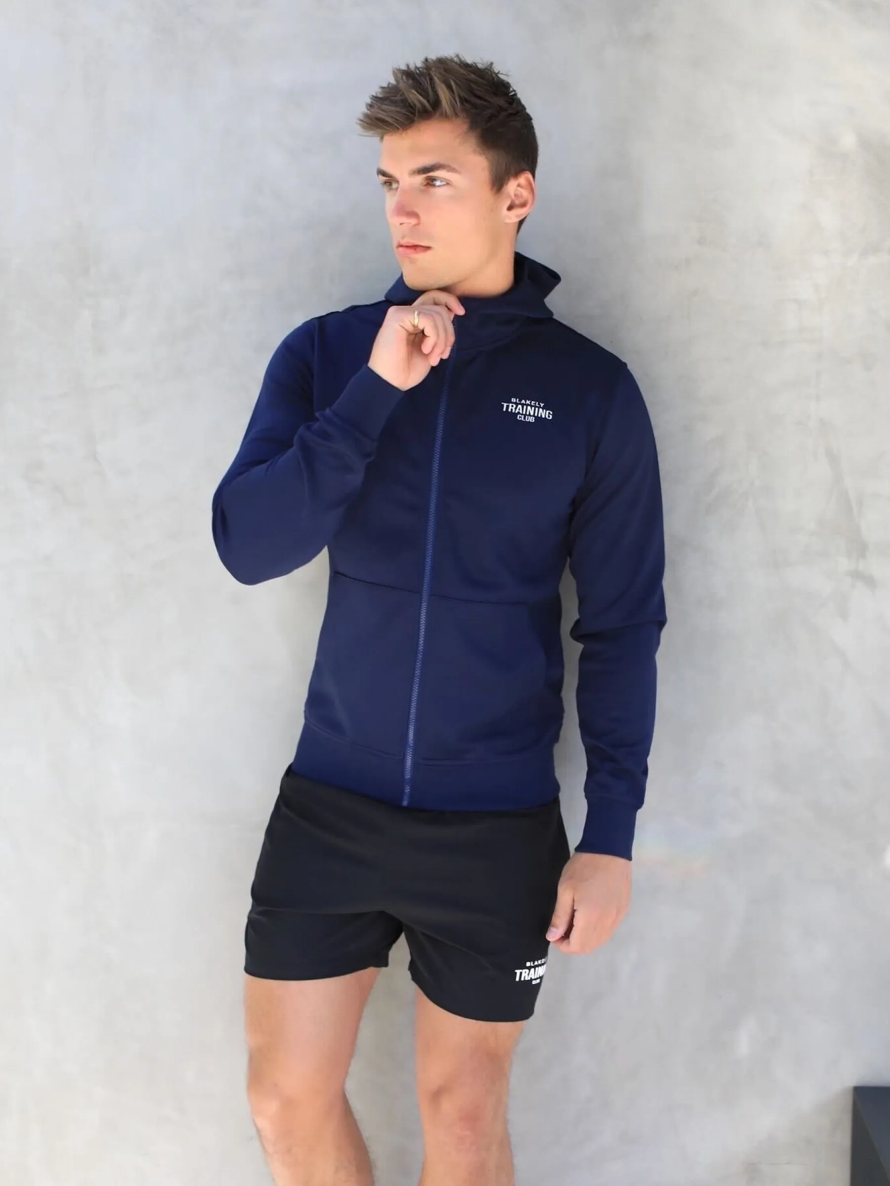 Full Zip Training Hoodie - Navy