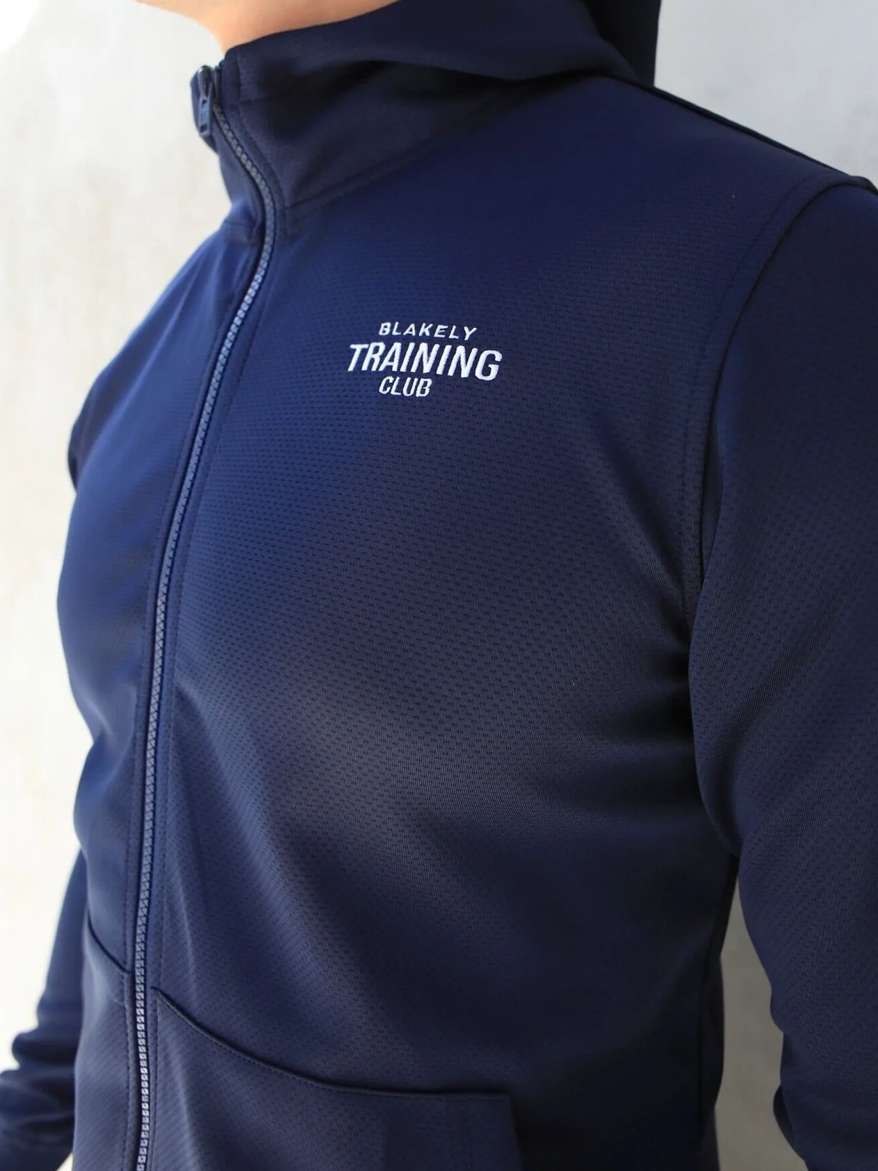 Full Zip Training Hoodie - Navy