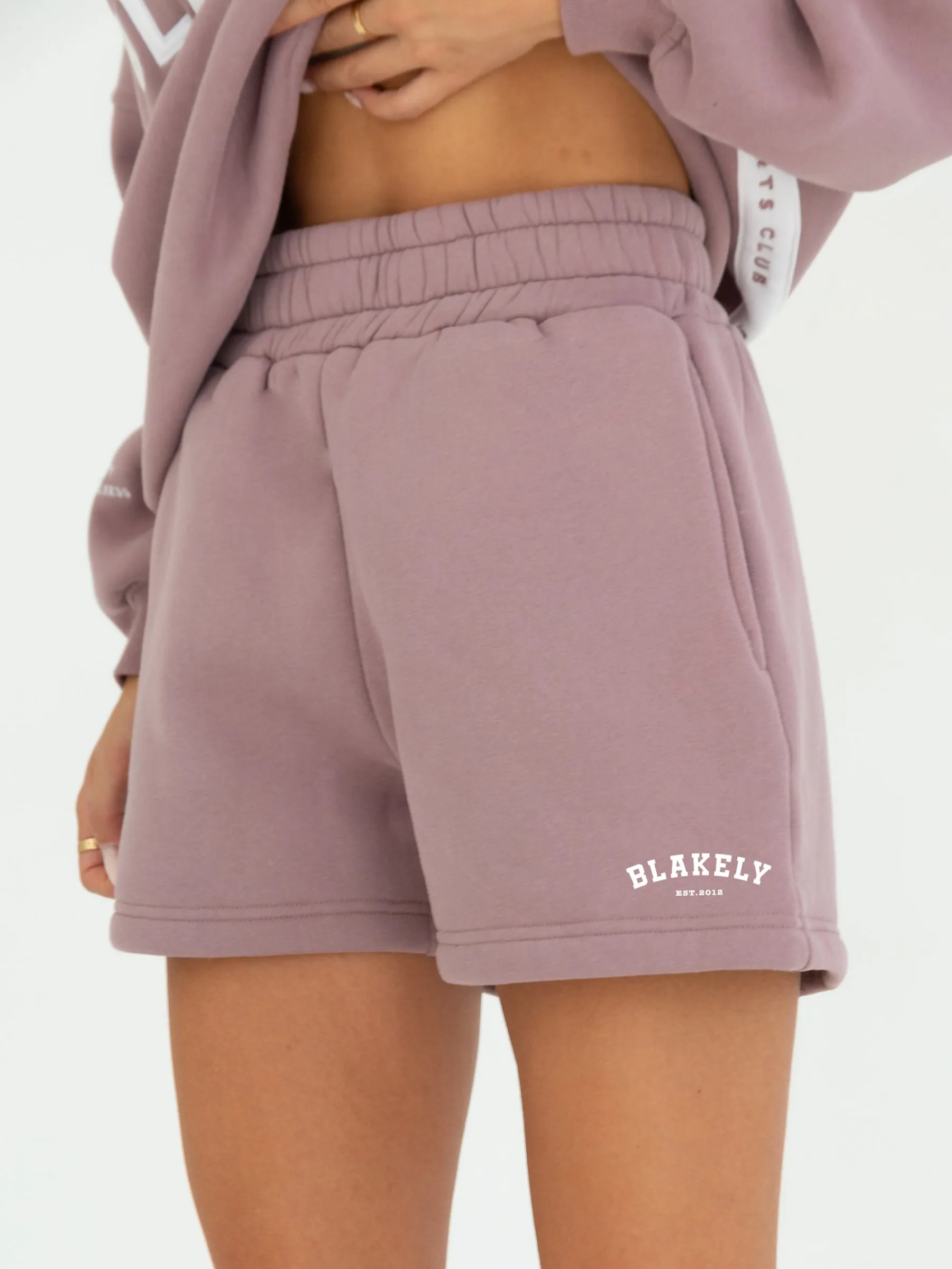 Heritage Jogger Shorts - Dusty Pink