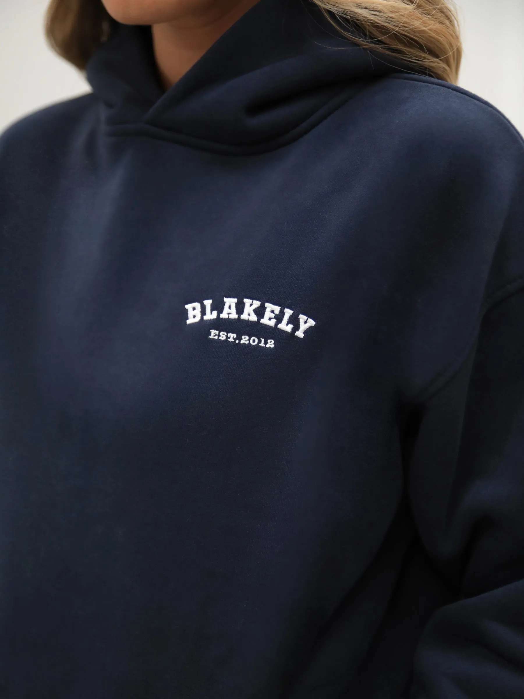 Heritage Oversized Hoodie - Dark Navy