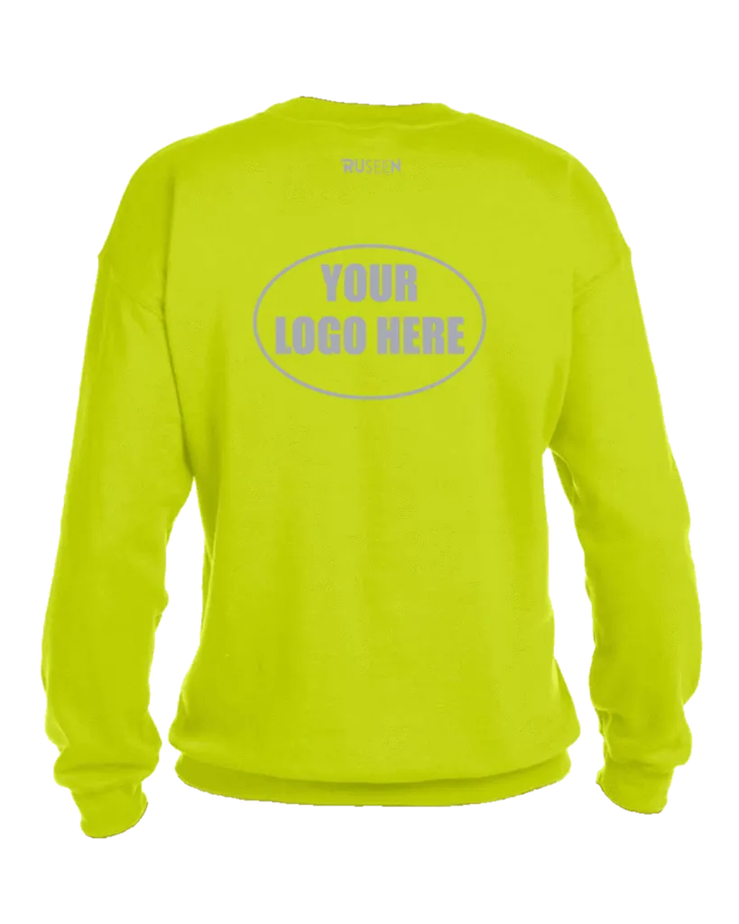 High Visibility Reflective Sweatshirt With Custom Logo