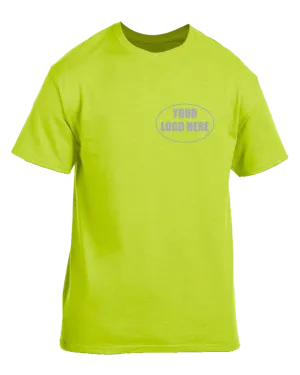 High Visibility Short Sleeve Shirt With Reflective Custom Logo