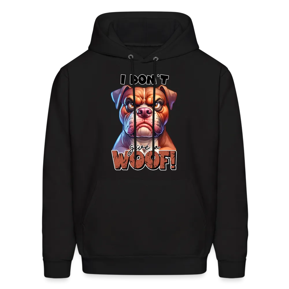 I Don't Give a Woof (Grump Dog with Attitude) Unisex Hoodie