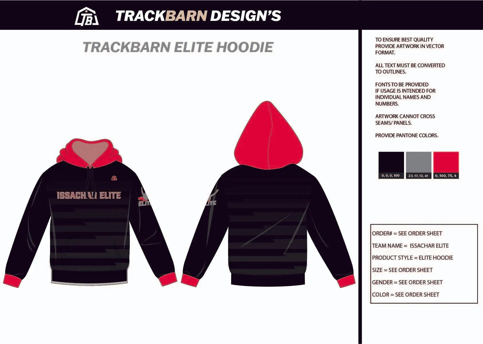 IssaChar-Elite- Youth Pullover Hoodie