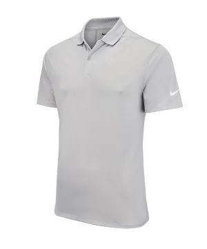 Light Smoke Grey/White - Nike Victory solid polo