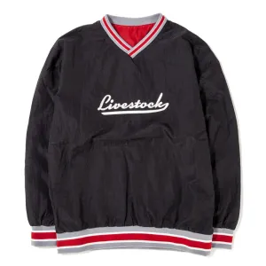 Livestock Reversible Warm Up Pullover / Black